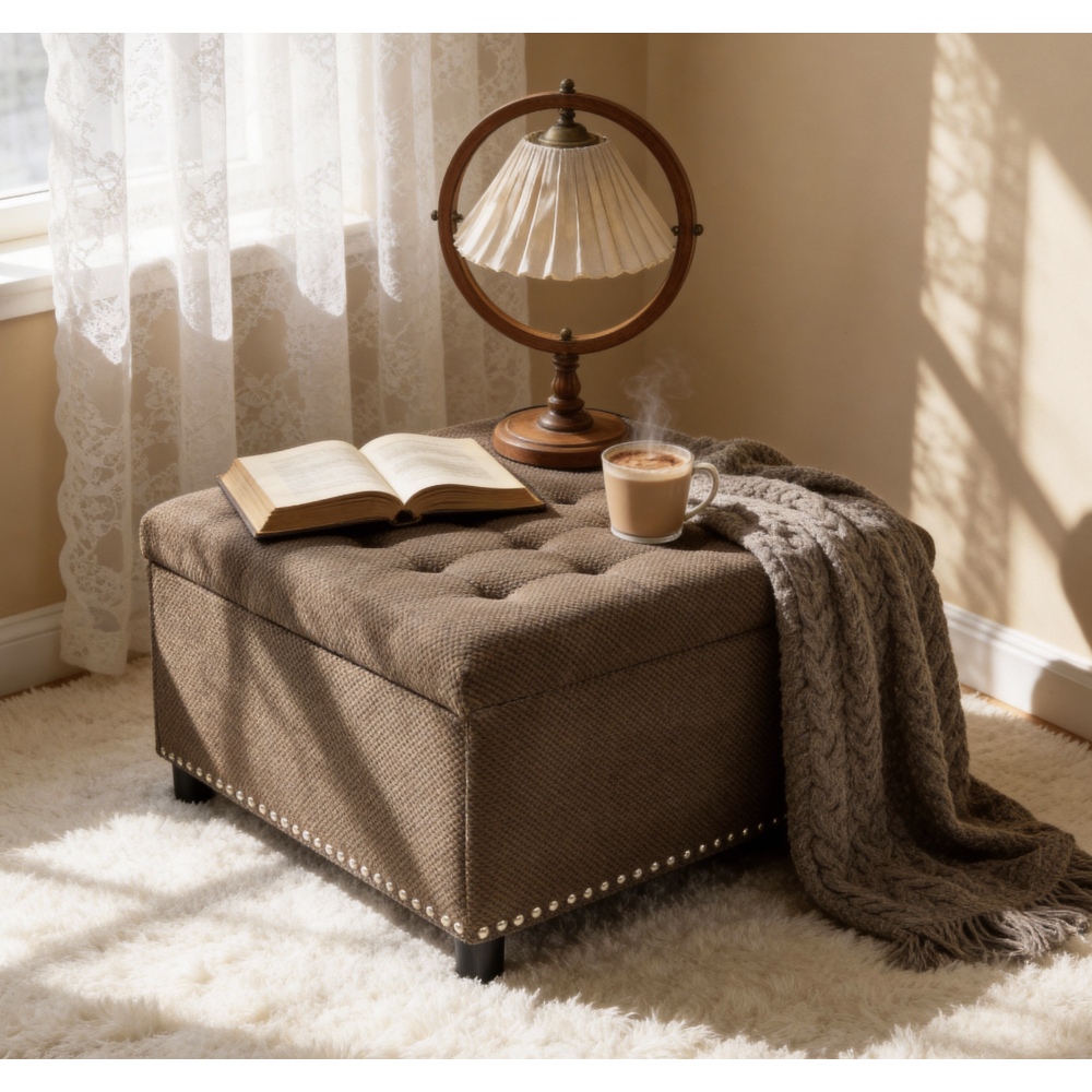 Orraves Dark Brown Square Stor - огляд і ціна Outdoor Furniture Wood