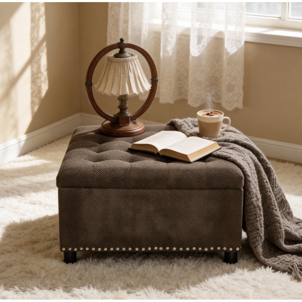 Orraves Dark Brown Square Stor - огляд і ціна Outdoor Furniture Wood