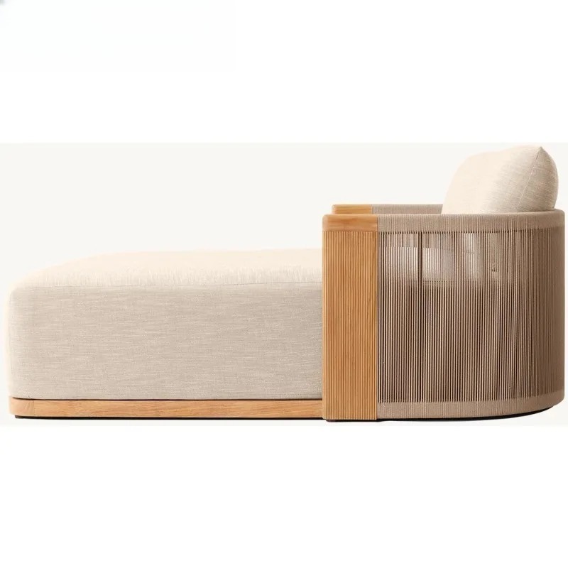 Patio Teak Chaise Lounge Daybe - огляд і ціна Outdoor Daybed Furniture