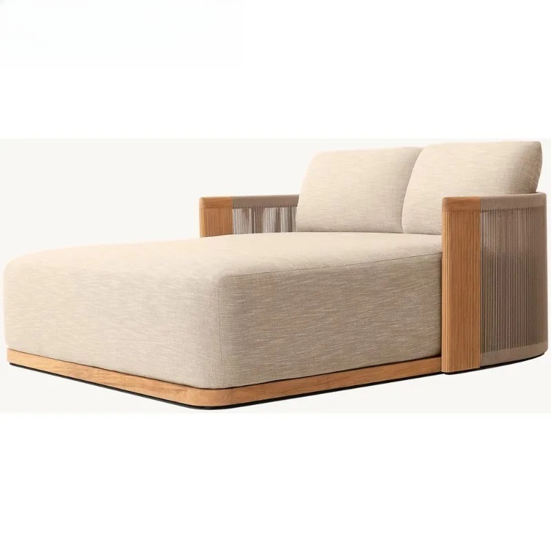 Patio Teak Chaise Lounge Daybe - огляд і ціна Outdoor Daybed Furniture