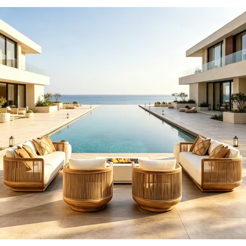 Patio Teak Chaise Lounge Daybe - огляд і ціна Outdoor Daybed Furniture