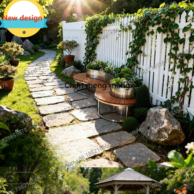 D80 Stainless Steel Flower Box - огляд і ціна Outdoor Furniture Metal Chairs