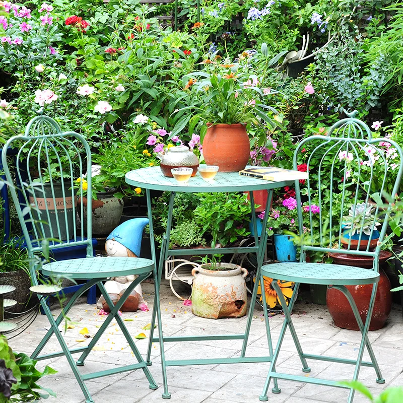 Outdoor Courtyard Garden Chair - огляд і ціна Outdoor Furniture Metal Chairs
