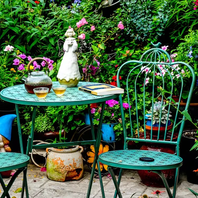 Outdoor Courtyard Garden Chair - огляд і ціна Outdoor Furniture Metal Chairs