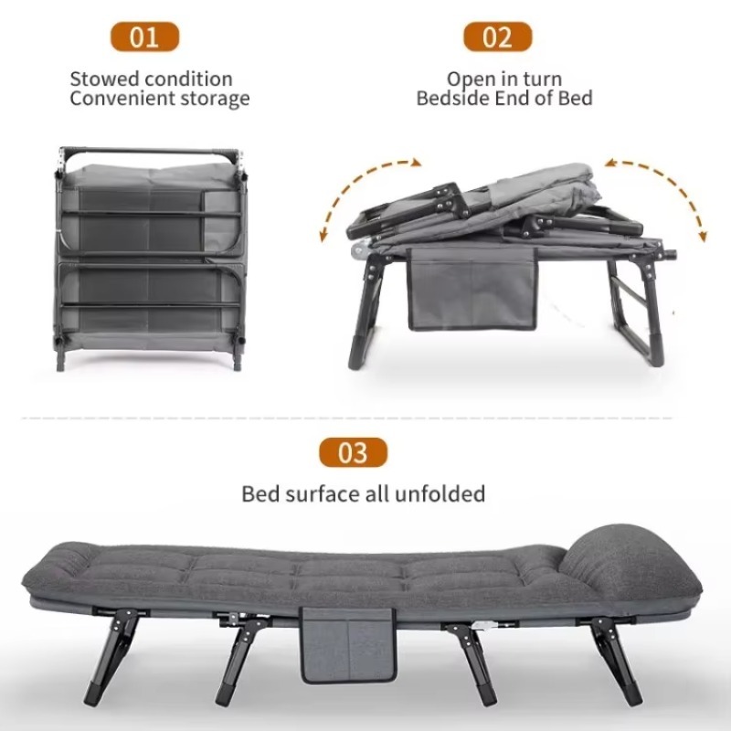 Modern Folding Bed Portable Si - огляд і ціна Outdoor Daybed Furniture