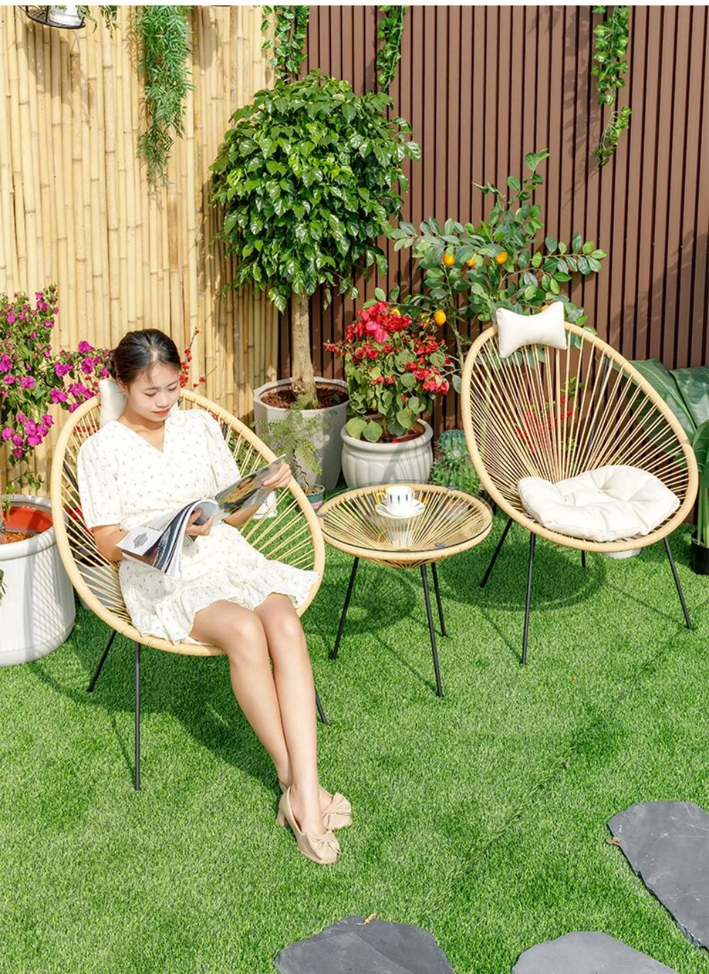 Nordic Dining Chairs for Kitch - огляд і ціна Outdoor Furniture Metal Chairs