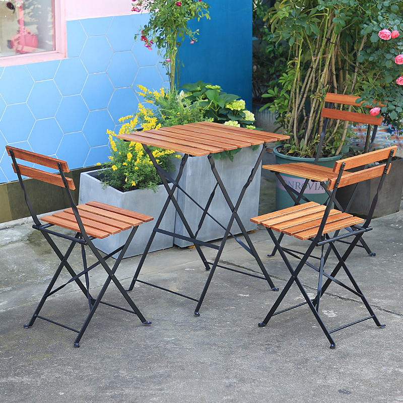 Foldable Solid Wood Coffee Tab - огляд і ціна Outdoor Furniture Metal Chairs